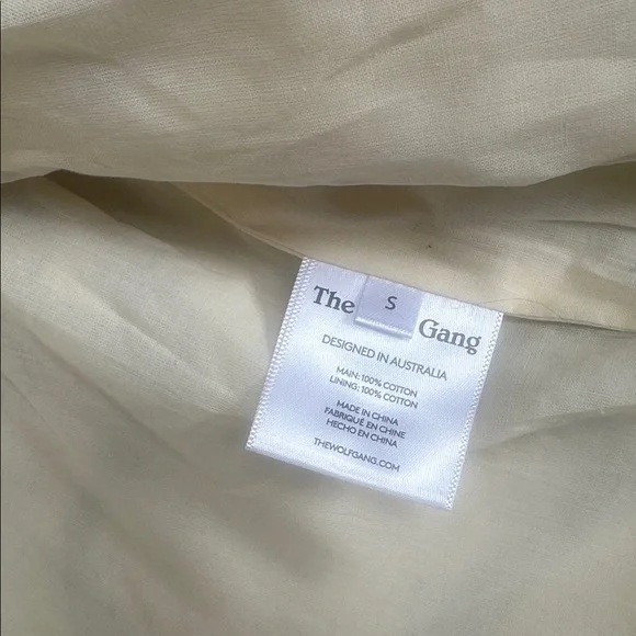 The Wolf Gang Wave Pattern Jacket in Black and Tan